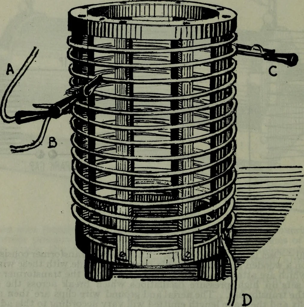 An illustration from Hawkins electrical guide ... : questions, answers & illustrations : a progressive course of study for engineers, electricians, students and those desiring to acquire a working knowledge of electricity and its applications ; a practical treatise, 1914, leaf 211