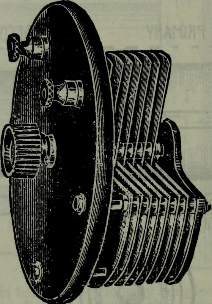 An illustration from Hawkins electrical guide ... : questions, answers & illustrations : a progressive course of study for engineers, electricians, students and those desiring to acquire a working knowledge of electricity and its applications ; a practical treatise, 1914, leaf 233