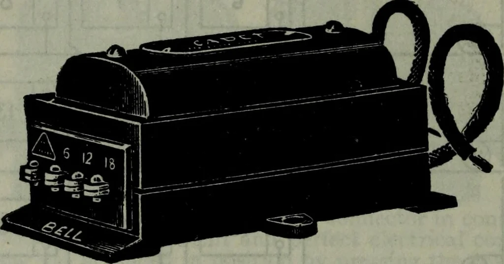 An illustration from Hawkins electrical guide ... : questions, answers & illustrations : a progressive course of study for engineers, electricians, students and those desiring to acquire a working knowledge of electricity and its applications ; a practical treatise, 1914, leaf 313