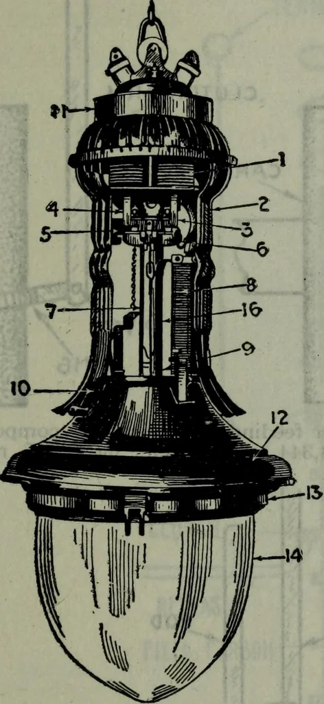 An illustration from Hawkins electrical guide ... : questions, answers & illustrations : a progressive course of study for engineers, electricians, students and those desiring to acquire a working knowledge of electricity and its applications ; a practical treatise, 1914, leaf 342