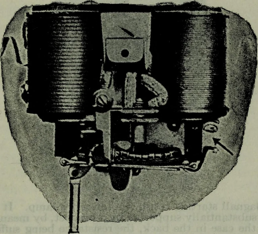 An illustration from Hawkins electrical guide ... : questions, answers & illustrations : a progressive course of study for engineers, electricians, students and those desiring to acquire a working knowledge of electricity and its applications ; a practical treatise, 1914, leaf 348