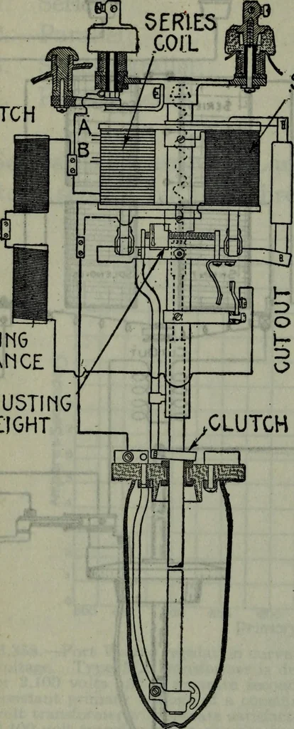 An illustration from Hawkins electrical guide ... : questions, answers & illustrations : a progressive course of study for engineers, electricians, students and those desiring to acquire a working knowledge of electricity and its applications ; a practical treatise, 1914, leaf 357