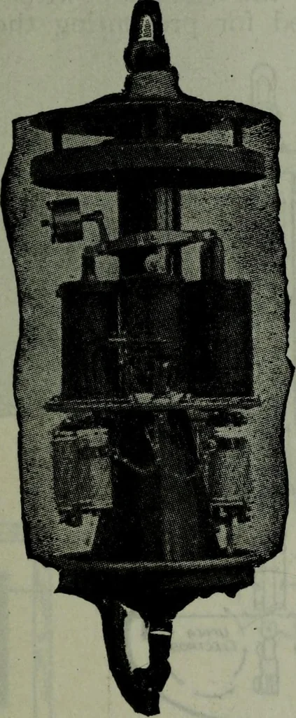 An illustration from Hawkins electrical guide ... : questions, answers & illustrations : a progressive course of study for engineers, electricians, students and those desiring to acquire a working knowledge of electricity and its applications ; a practical treatise, 1914, leaf 372