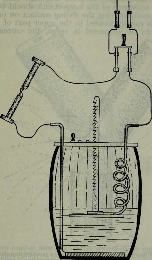 An illustration from Hawkins electrical guide ... : questions, answers & illustrations : a progressive course of study for engineers, electricians, students and those desiring to acquire a working knowledge of electricity and its applications ; a practical treatise, 1914, leaf 386