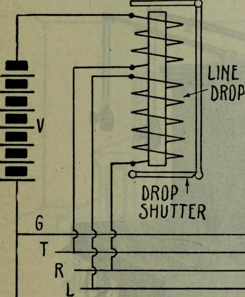 An illustration from Hawkins electrical guide ... : questions, answers & illustrations : a progressive course of study for engineers, electricians, students and those desiring to acquire a working knowledge of electricity and its applications ; a practical treatise, 1914, leaf 42