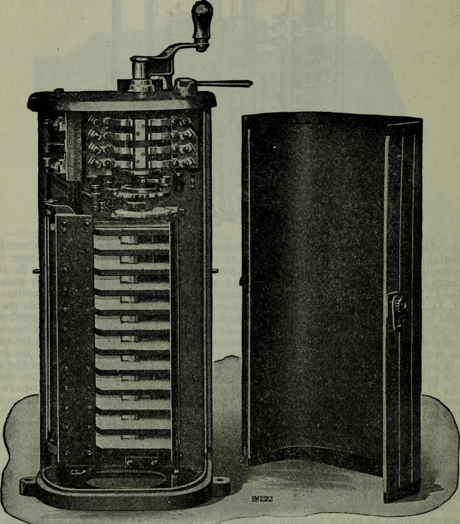 An illustration from Hawkins electrical guide ... : questions, answers & illustrations : a progressive course of study for engineers, electricians, students and those desiring to acquire a working knowledge of electricity and its applications ; a practical treatise, 1914, leaf 475