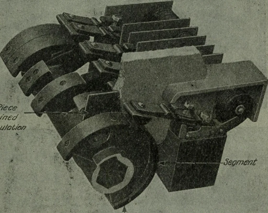 An illustration from Hawkins electrical guide ... : questions, answers & illustrations : a progressive course of study for engineers, electricians, students and those desiring to acquire a working knowledge of electricity and its applications ; a practical treatise, 1914, leaf 478