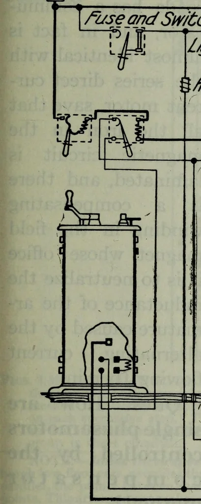 An illustration from Hawkins electrical guide ... : questions, answers & illustrations : a progressive course of study for engineers, electricians, students and those desiring to acquire a working knowledge of electricity and its applications ; a practical treatise, 1914, leaf 484