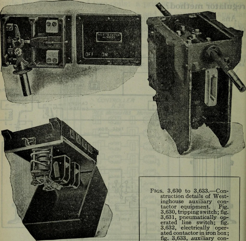 An illustration from Hawkins electrical guide ... : questions, answers & illustrations : a progressive course of study for engineers, electricians, students and those desiring to acquire a working knowledge of electricity and its applications ; a practical treatise, 1914, leaf 489