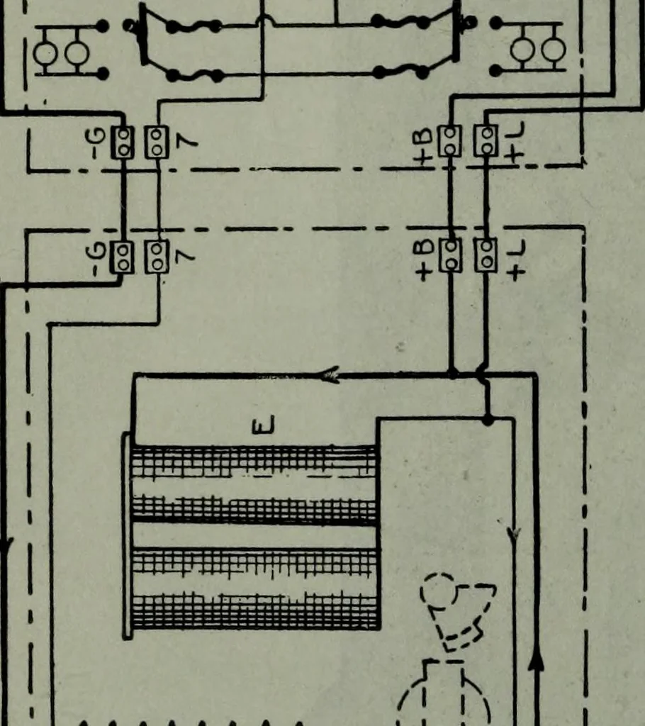 An illustration from Hawkins electrical guide ... : questions, answers & illustrations : a progressive course of study for engineers, electricians, students and those desiring to acquire a working knowledge of electricity and its applications ; a practical treatise, 1914, leaf 519