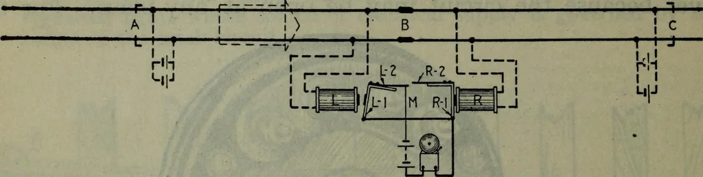 An illustration from Hawkins electrical guide ... : questions, answers & illustrations : a progressive course of study for engineers, electricians, students and those desiring to acquire a working knowledge of electricity and its applications ; a practical treatise, 1914, leaf 553