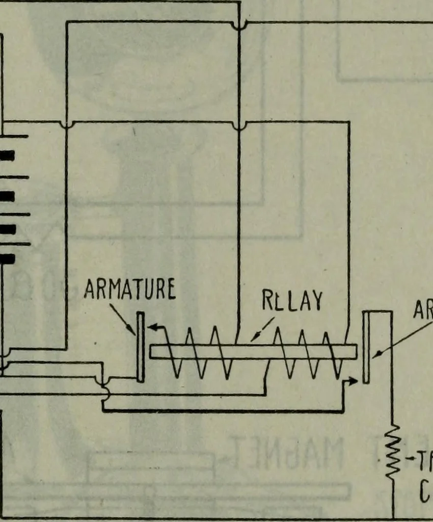 An illustration from Hawkins electrical guide ... : questions, answers & illustrations : a progressive course of study for engineers, electricians, students and those desiring to acquire a working knowledge of electricity and its applications ; a practical treatise, 1914, leaf 60