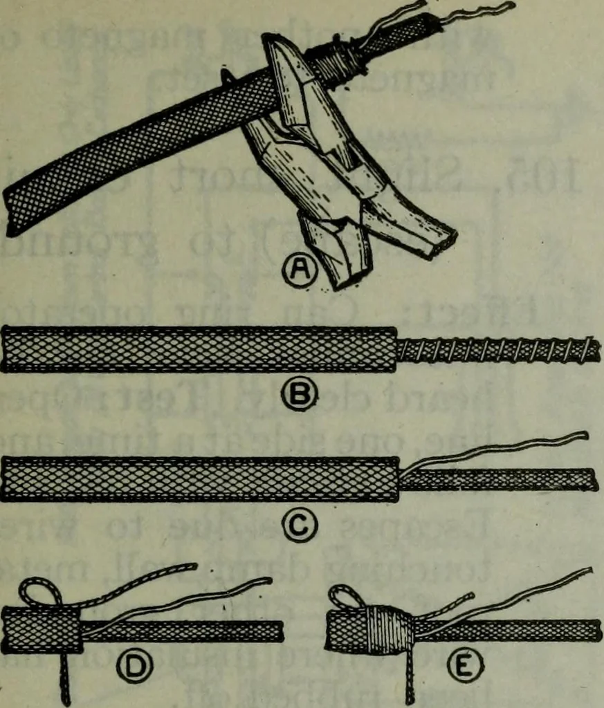 An illustration from Hawkins electrical guide ... : questions, answers & illustrations : a progressive course of study for engineers, electricians, students and those desiring to acquire a working knowledge of electricity and its applications ; a practical treatise, 1914, leaf 96