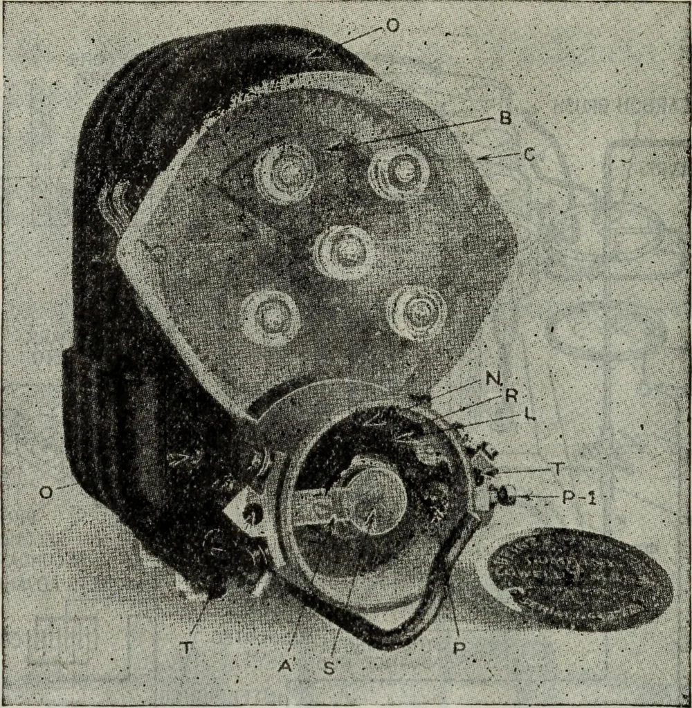 An illustration from Hawkins electrical guide ... : questions, answers & illustrations : a progressive course of study for engineers, electricians, students and those desiring to acquire a working knowledge of electricity and its applications ; a practical treatise, 1914, leaf 100
