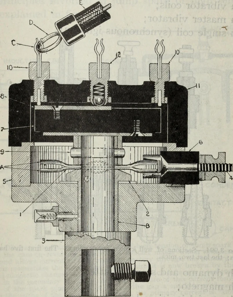 An illustration from Hawkins electrical guide ... : questions, answers & illustrations : a progressive course of study for engineers, electricians, students and those desiring to acquire a working knowledge of electricity and its applications ; a practical treatise, 1914, leaf 121