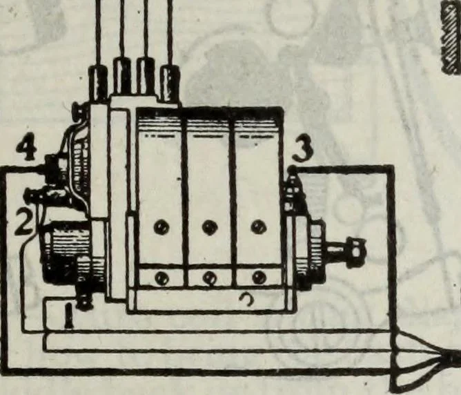 An illustration from Hawkins electrical guide ... : questions, answers & illustrations : a progressive course of study for engineers, electricians, students and those desiring to acquire a working knowledge of electricity and its applications ; a practical treatise, 1914, leaf 129