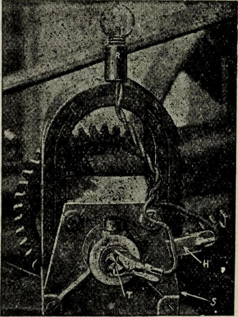 An illustration from Hawkins electrical guide ... : questions, answers & illustrations : a progressive course of study for engineers, electricians, students and those desiring to acquire a working knowledge of electricity and its applications ; a practical treatise, 1914, leaf 134