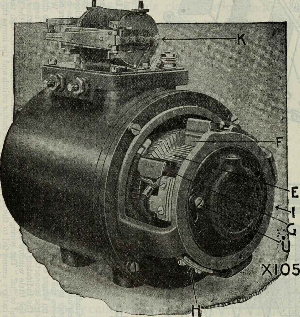 An illustration from Hawkins electrical guide ... : questions, answers & illustrations : a progressive course of study for engineers, electricians, students and those desiring to acquire a working knowledge of electricity and its applications ; a practical treatise, 1914, leaf 150