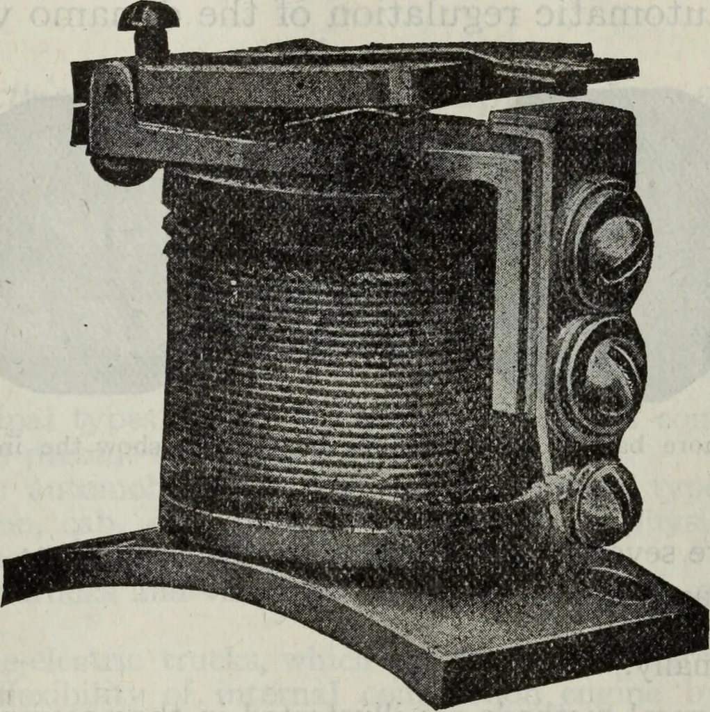 An illustration from Hawkins electrical guide ... : questions, answers & illustrations : a progressive course of study for engineers, electricians, students and those desiring to acquire a working knowledge of electricity and its applications ; a practical treatise, 1914, leaf 159