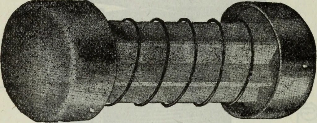 An illustration from Hawkins electrical guide ... : questions, answers & illustrations : a progressive course of study for engineers, electricians, students and those desiring to acquire a working knowledge of electricity and its applications ; a practical treatise, 1914, leaf 160