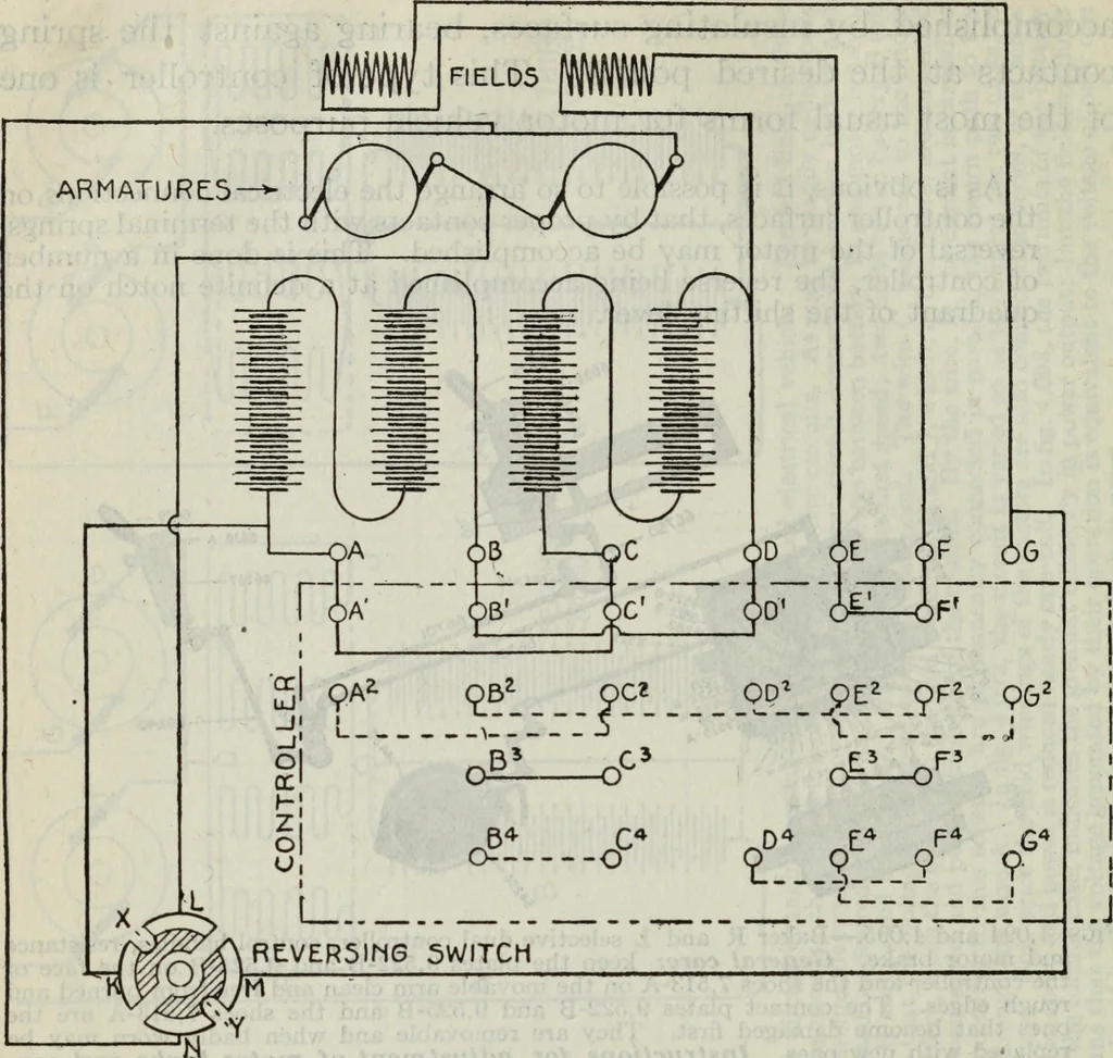 An illustration from Hawkins electrical guide ... : questions, answers & illustrations : a progressive course of study for engineers, electricians, students and those desiring to acquire a working knowledge of electricity and its applications ; a practical treatise, 1914, leaf 192