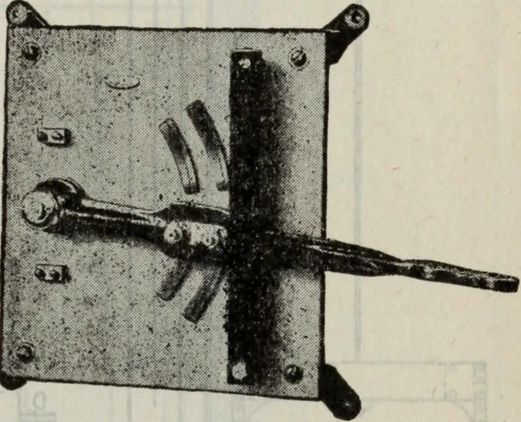 An illustration from Hawkins electrical guide ... : questions, answers & illustrations : a progressive course of study for engineers, electricians, students and those desiring to acquire a working knowledge of electricity and its applications ; a practical treatise, 1914, leaf 219