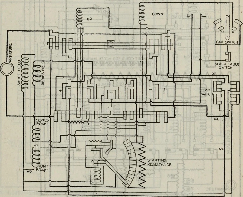 An illustration from Hawkins electrical guide ... : questions, answers & illustrations : a progressive course of study for engineers, electricians, students and those desiring to acquire a working knowledge of electricity and its applications ; a practical treatise, 1914, leaf 227