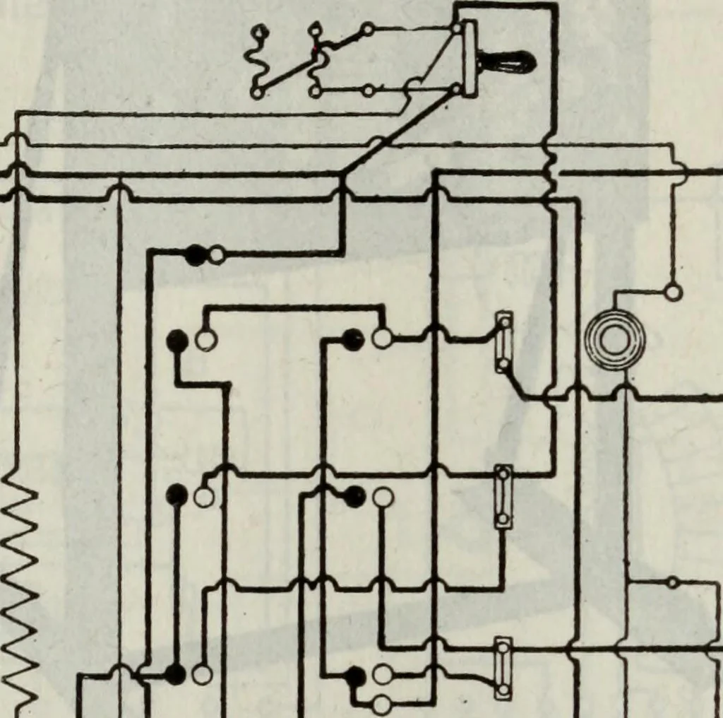 An illustration from Hawkins electrical guide ... : questions, answers & illustrations : a progressive course of study for engineers, electricians, students and those desiring to acquire a working knowledge of electricity and its applications ; a practical treatise, 1914, leaf 233