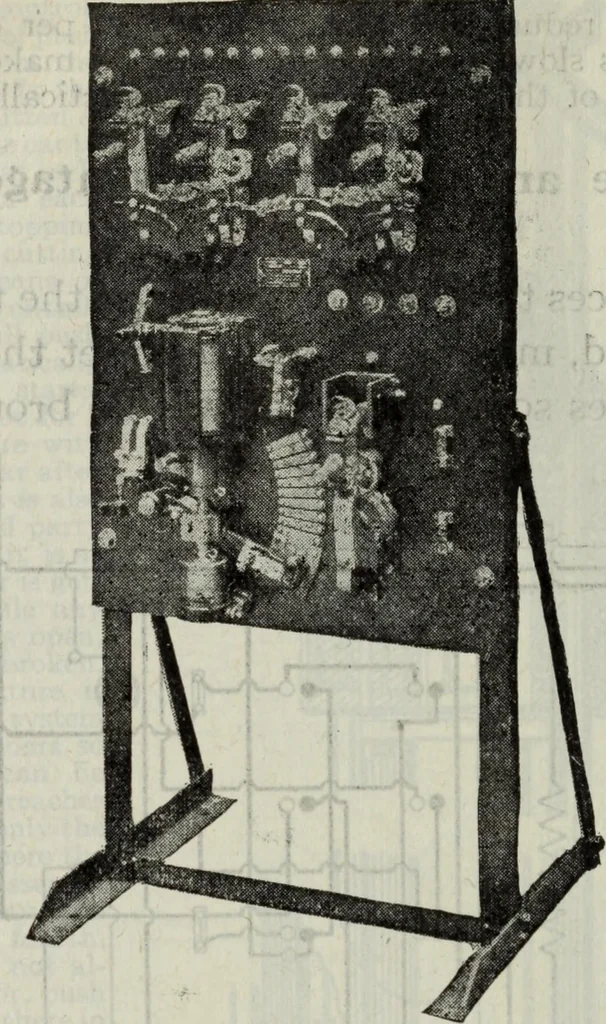 An illustration from Hawkins electrical guide ... : questions, answers & illustrations : a progressive course of study for engineers, electricians, students and those desiring to acquire a working knowledge of electricity and its applications ; a practical treatise, 1914, leaf 234