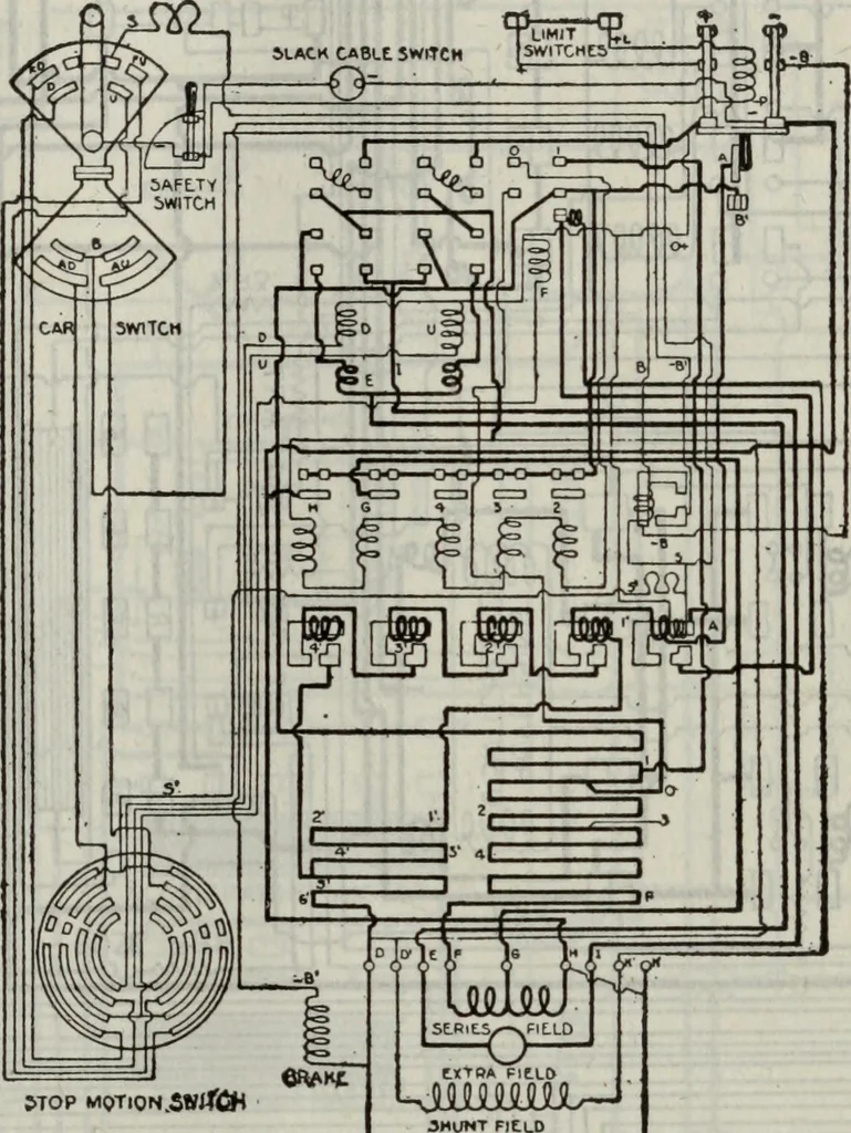 An illustration from Hawkins electrical guide ... : questions, answers & illustrations : a progressive course of study for engineers, electricians, students and those desiring to acquire a working knowledge of electricity and its applications ; a practical treatise, 1914, leaf 239