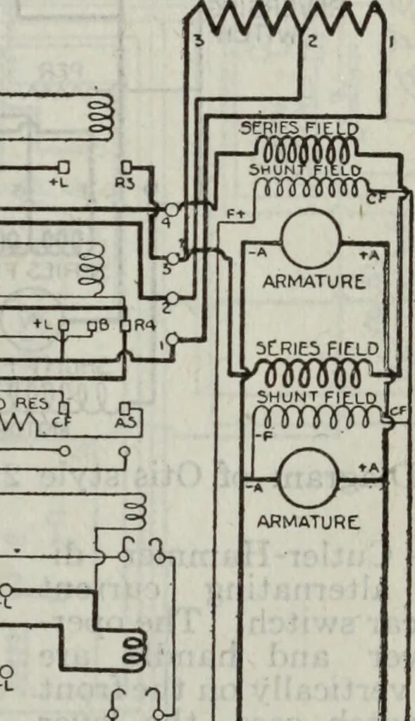 An illustration from Hawkins electrical guide ... : questions, answers & illustrations : a progressive course of study for engineers, electricians, students and those desiring to acquire a working knowledge of electricity and its applications ; a practical treatise, 1914, leaf 245
