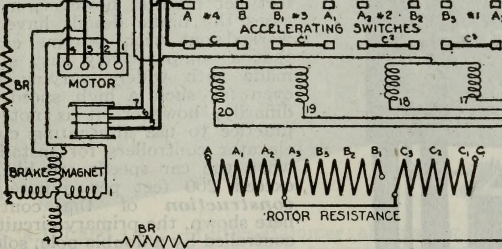 An illustration from Hawkins electrical guide ... : questions, answers & illustrations : a progressive course of study for engineers, electricians, students and those desiring to acquire a working knowledge of electricity and its applications ; a practical treatise, 1914, leaf 247
