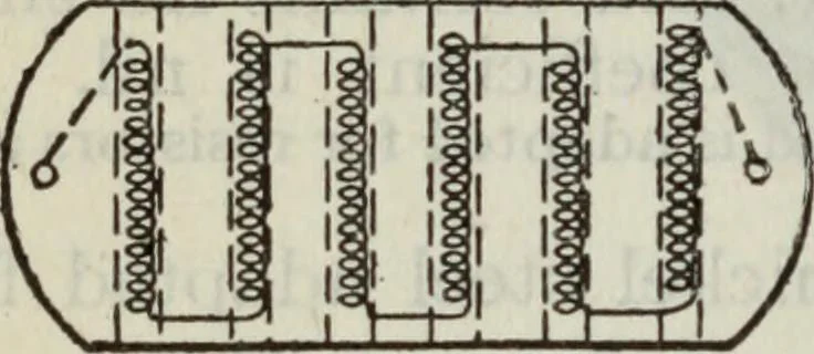 An illustration from Hawkins electrical guide ... : questions, answers & illustrations : a progressive course of study for engineers, electricians, students and those desiring to acquire a working knowledge of electricity and its applications ; a practical treatise, 1914, leaf 396