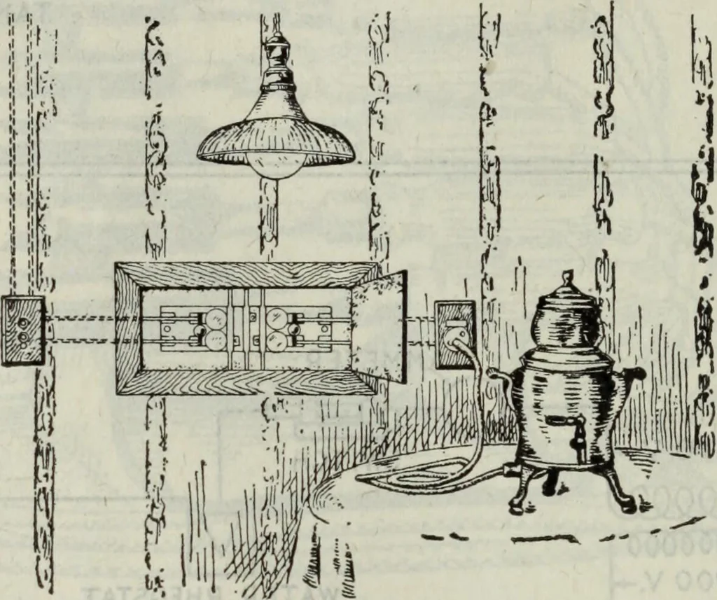 An illustration from Hawkins electrical guide ... : questions, answers & illustrations : a progressive course of study for engineers, electricians, students and those desiring to acquire a working knowledge of electricity and its applications ; a practical treatise, 1914, leaf 412
