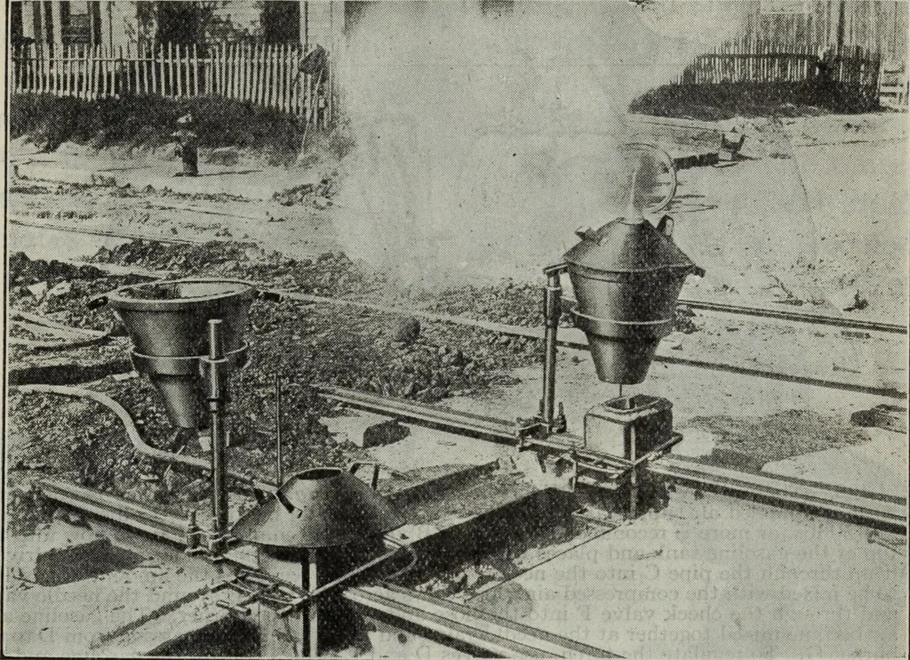 An illustration from Hawkins electrical guide ... : questions, answers & illustrations : a progressive course of study for engineers, electricians, students and those desiring to acquire a working knowledge of electricity and its applications ; a practical treatise, 1914, leaf 465
