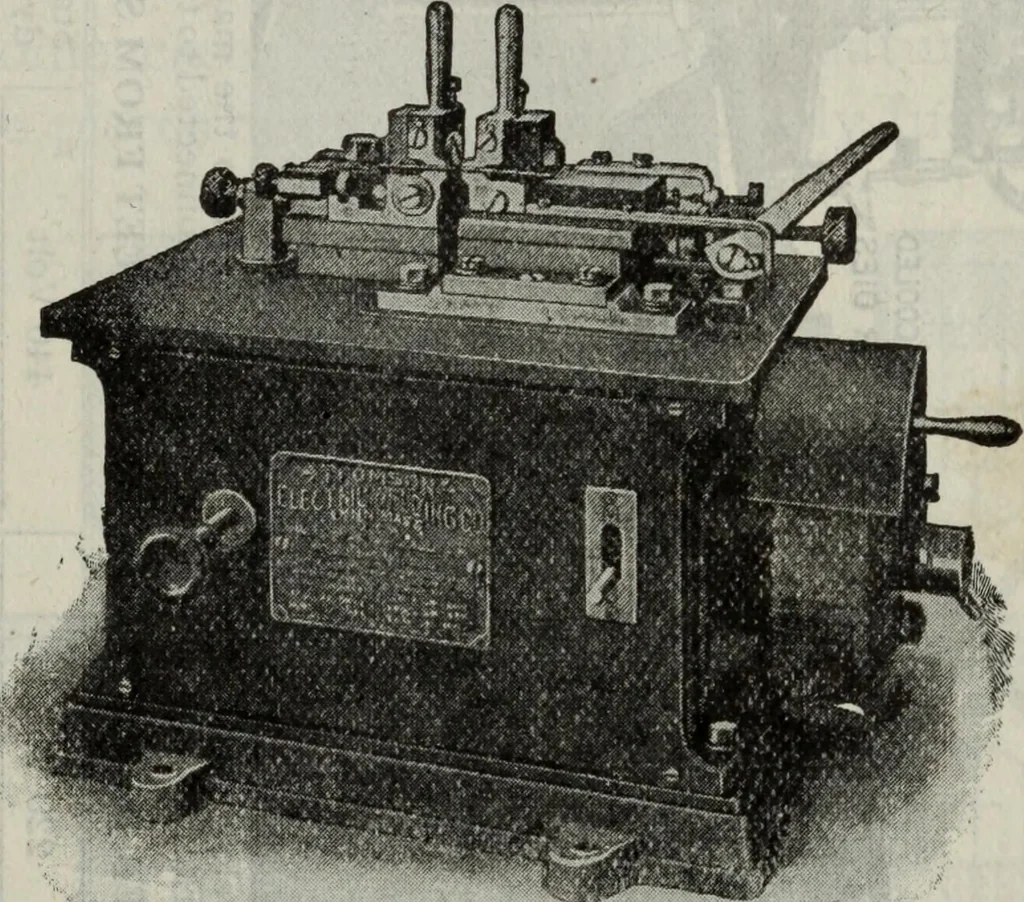 An illustration from Hawkins electrical guide ... : questions, answers & illustrations : a progressive course of study for engineers, electricians, students and those desiring to acquire a working knowledge of electricity and its applications ; a practical treatise, 1914, leaf 469