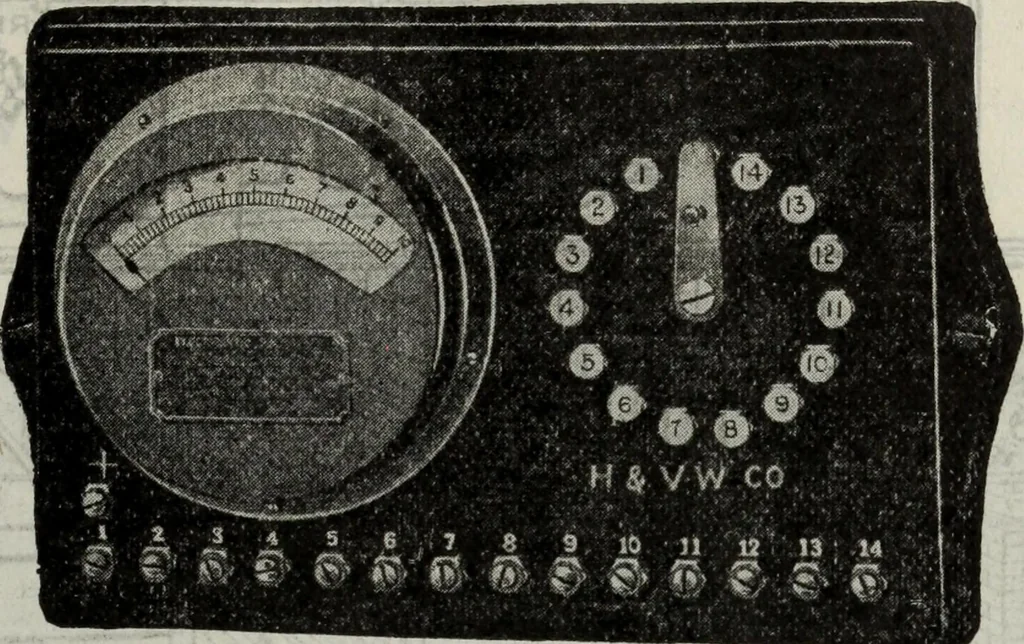An illustration from Hawkins electrical guide ... : questions, answers & illustrations : a progressive course of study for engineers, electricians, students and those desiring to acquire a working knowledge of electricity and its applications ; a practical treatise, 1914, leaf 503