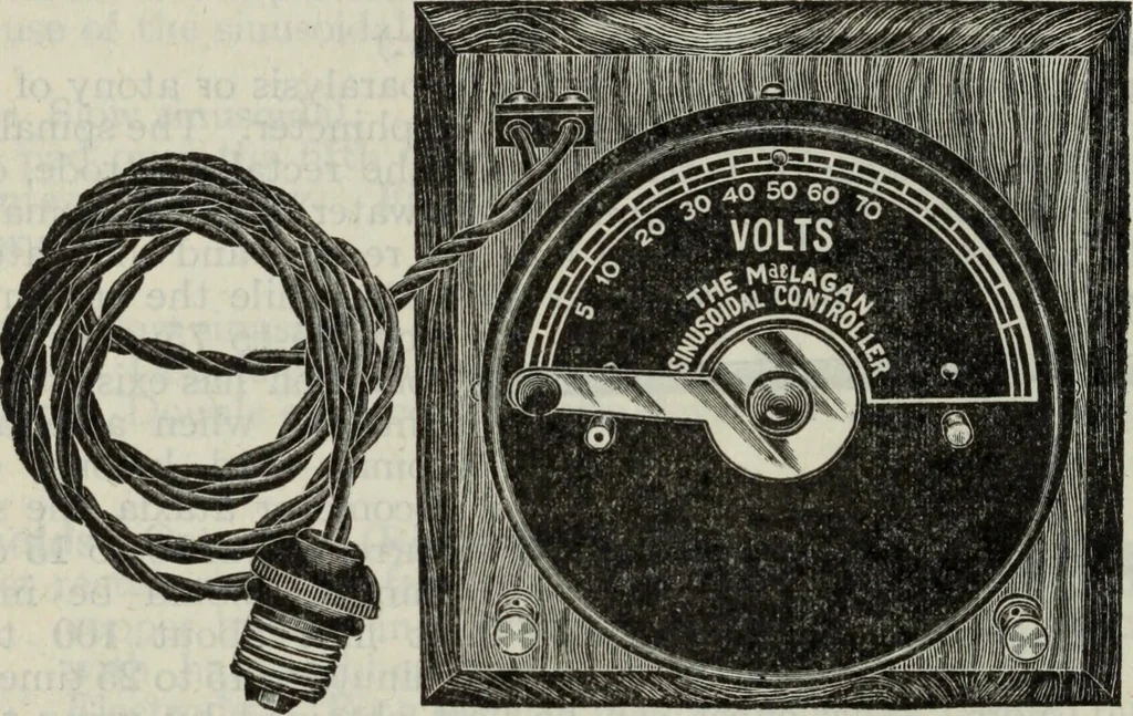 An illustration from Hawkins electrical guide ... : questions, answers & illustrations : a progressive course of study for engineers, electricians, students and those desiring to acquire a working knowledge of electricity and its applications ; a practical treatise, 1914, leaf 556