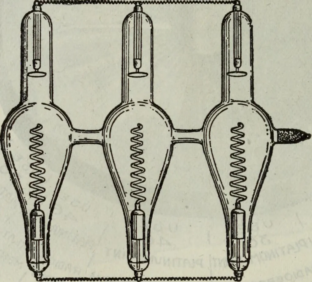 An illustration from Hawkins electrical guide ... : questions, answers & illustrations : a progressive course of study for engineers, electricians, students and those desiring to acquire a working knowledge of electricity and its applications ; a practical treatise, 1914, leaf 580