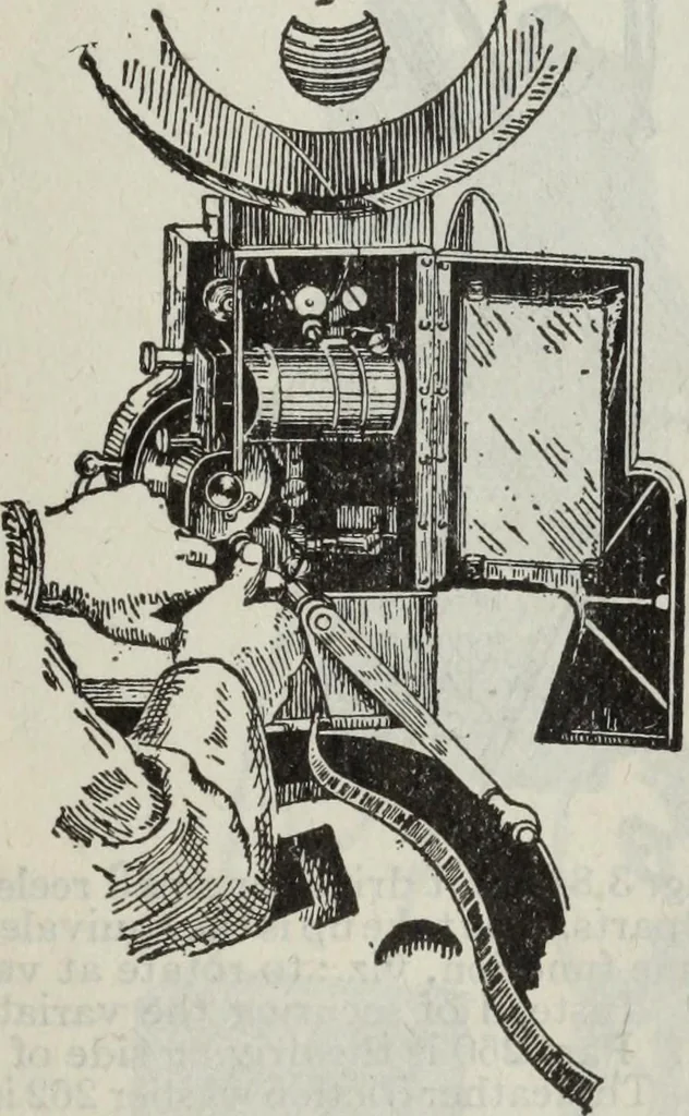 An illustration from Hawkins electrical guide ... : questions, answers & illustrations : a progressive course of study for engineers, electricians, students and those desiring to acquire a working knowledge of electricity and its applications ; a practical treatise, 1914, leaf 59