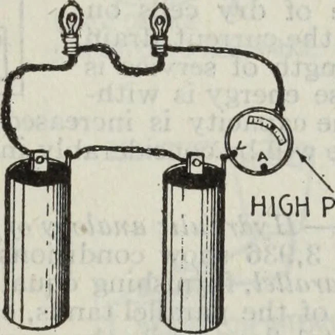 An illustration from Hawkins electrical guide ... : questions, answers & illustrations : a progressive course of study for engineers, electricians, students and those desiring to acquire a working knowledge of electricity and its applications ; a practical treatise, 1914, leaf 89
