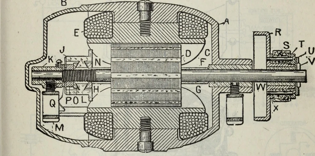 An illustration from Hawkins electrical guide ... : questions, answers & illustrations : a progressive course of study for engineers, electricians, students and those desiring to acquire a working knowledge of electricity and its applications ; a practical treatise, 1914, leaf 95