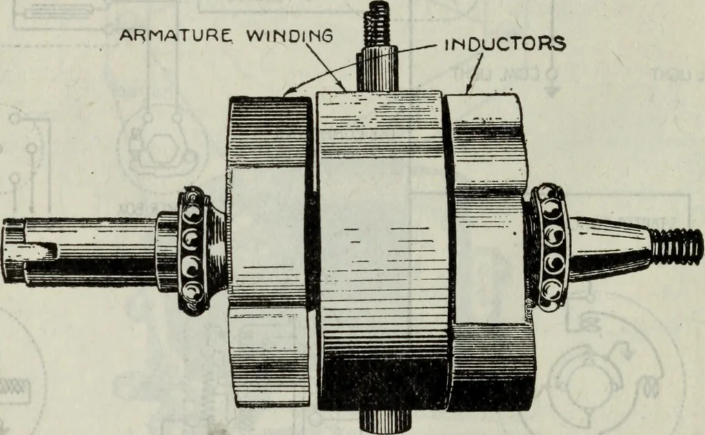An illustration from Hawkins electrical guide ... : questions, answers & illustrations : a progressive course of study for engineers, electricians, students and those desiring to acquire a working knowledge of electricity and its applications ; a practical treatise, 1914, leaf 98