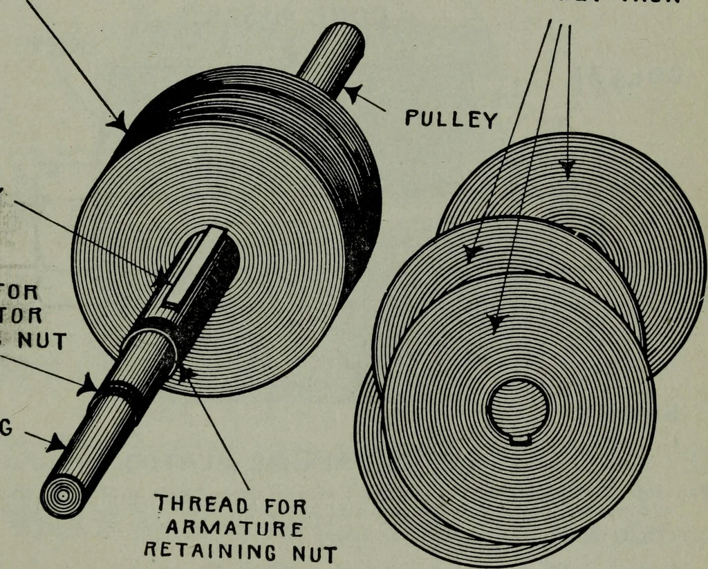 An illustration from Hawkins electrical guide ... : questions, answers & illustrations : a progressive course of study for engineers, electricians, students and those desiring to acquire a working knowledge of electricity and its applications ; a practical treatise, 1914, leaf 111