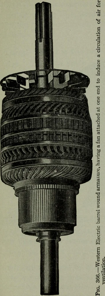 An illustration from Hawkins electrical guide ... : questions, answers & illustrations : a progressive course of study for engineers, electricians, students and those desiring to acquire a working knowledge of electricity and its applications ; a practical treatise, 1914, leaf 121