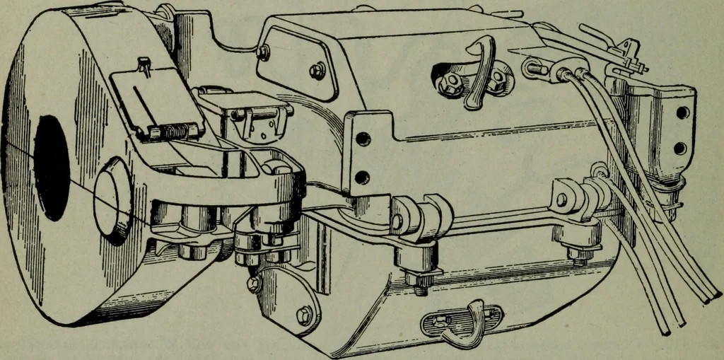 An illustration from Hawkins electrical guide ... : questions, answers & illustrations : a progressive course of study for engineers, electricians, students and those desiring to acquire a working knowledge of electricity and its applications ; a practical treatise, 1914, leaf 154