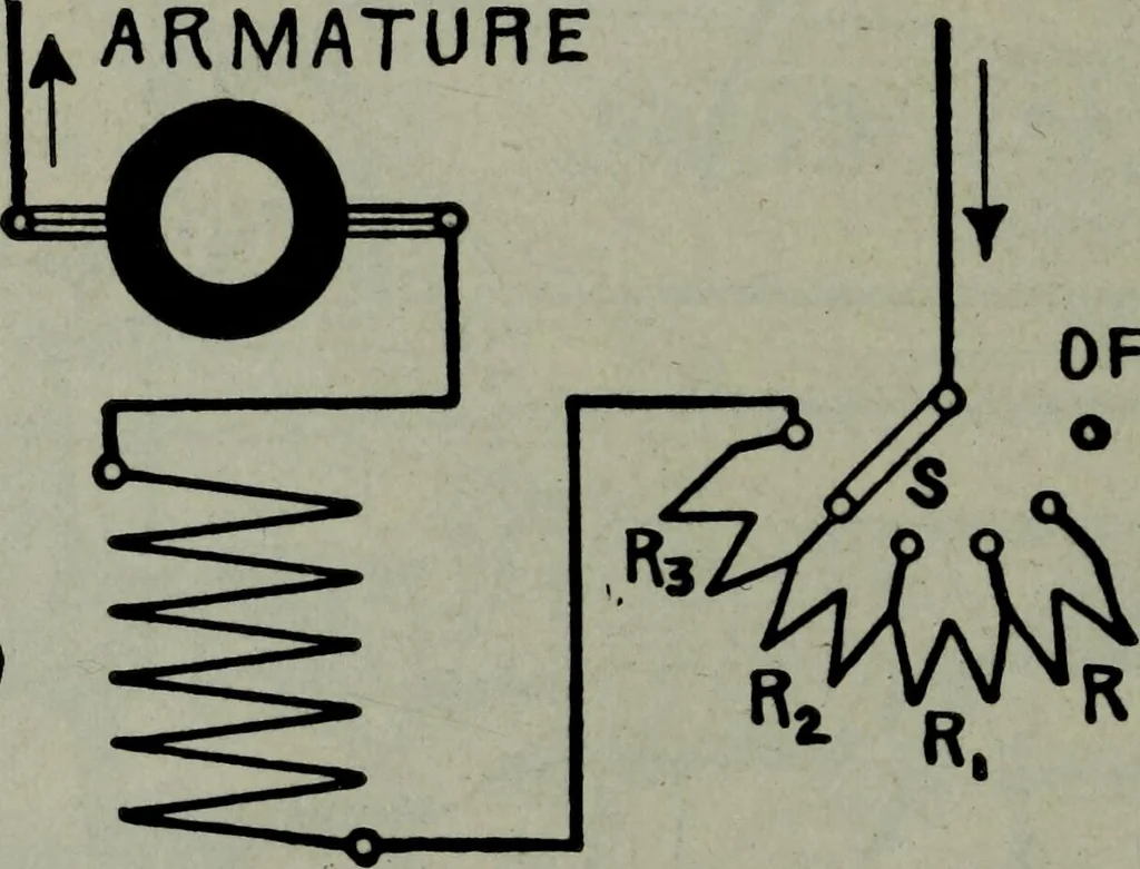 An illustration from Hawkins electrical guide ... : questions, answers & illustrations : a progressive course of study for engineers, electricians, students and those desiring to acquire a working knowledge of electricity and its applications ; a practical treatise, 1914, leaf 156