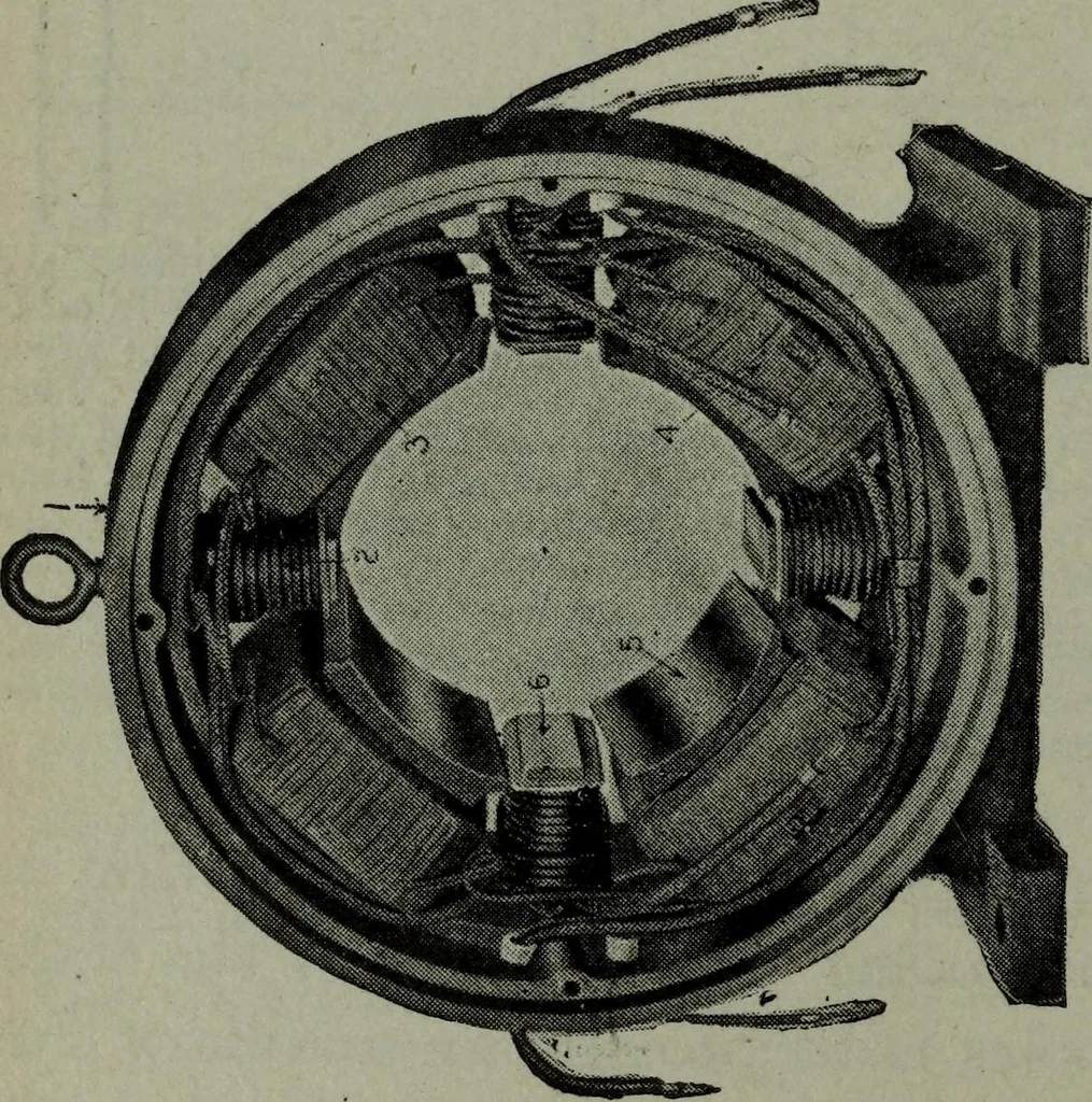 An illustration from Hawkins electrical guide ... : questions, answers & illustrations : a progressive course of study for engineers, electricians, students and those desiring to acquire a working knowledge of electricity and its applications ; a practical treatise, 1914, leaf 174