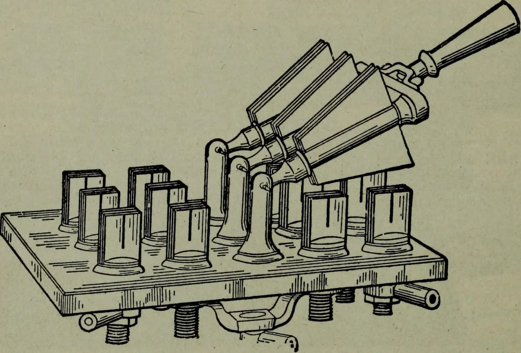 An illustration from Hawkins electrical guide ... : questions, answers & illustrations : a progressive course of study for engineers, electricians, students and those desiring to acquire a working knowledge of electricity and its applications ; a practical treatise, 1914, leaf 198