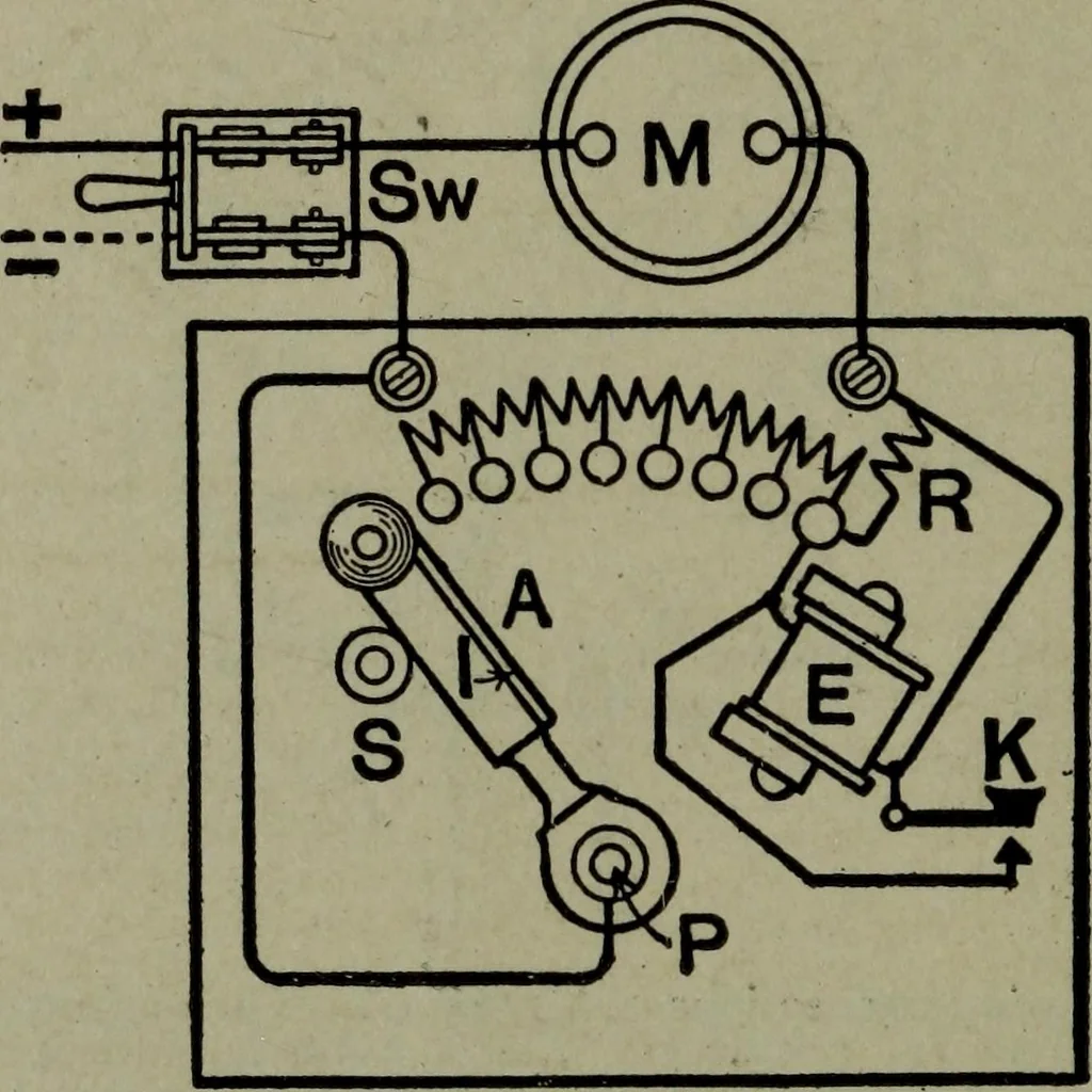 An illustration from Hawkins electrical guide ... : questions, answers & illustrations : a progressive course of study for engineers, electricians, students and those desiring to acquire a working knowledge of electricity and its applications ; a practical treatise, 1914, leaf 210